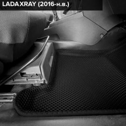 3D коврики EVA с бортами Lada XRAY (2015-н.в.)