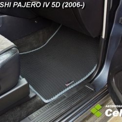 2D коврики EVA Mitsubishi Pajero IV 5D 5 мест (2006-н.в.)