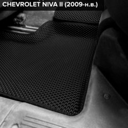 3D коврики EVA с бортами Chevrolet Niva II (2009-н.в.)