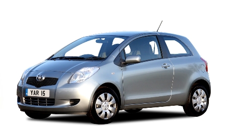 2D коврики EVA в салон и багажник  на Toyota Yaris II 5D XP 90 (2005-2010)