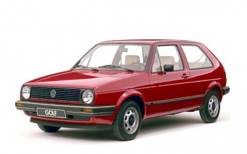2D коврики EVA в салон  на Volkswagen Golf II (1983-1992)