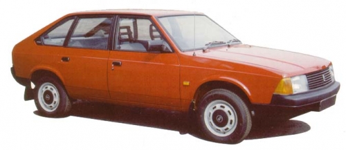 2D коврики EVA в салон  на Москвич 2141 (1986-1998)