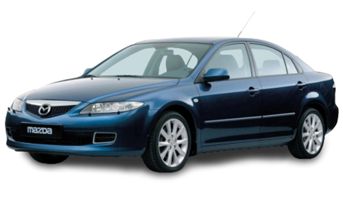2D коврики EVA в салон и багажник  на Mazda 6 I GG лифтбек (2002-2008)