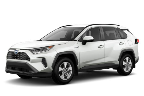 3D коврики EVA с бортами в салон  на Toyota RAV4 V XA50 АКПП (2018-н.в.)