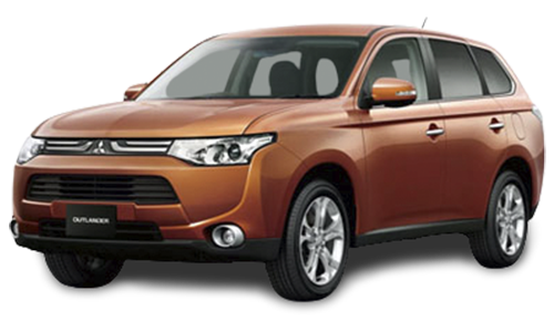 3D коврики EVA с бортами в салон  на Mitsubishi Outlander III (2012-н.в.)