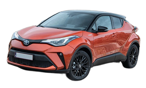 2D коврики EVA в салон и багажник  на Toyota C-HR I рестайлинг, левый руль (2019-2023)