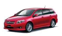 2D коврики EVA в салон и багажник  на Toyota Corolla Fielder IX E120 FWD, правый руль (2000-2006)