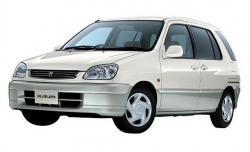 2D коврики EVA в салон  на Toyota Raum I, правый руль (1997-2003)