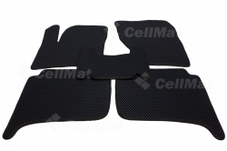 2D коврики EVA в салон и багажник  на Volkswagen Touareg II 2-ух зонный климат контроль (2010-2018)