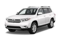 2D коврики EVA в салон  на Toyota Highlander II гибрид (2007-2013)
