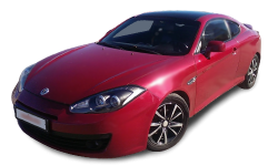 2D коврики EVA в салон и багажник  на Hyundai Tiburon II рестайлинг (2007-2009)