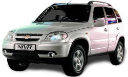 3D коврики EVA с бортами в салон  на Chevrolet Niva II (2009-н.в.)