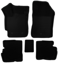 3D коврики EVA с бортами в салон  на Nissan Almera G15 (2012-2018)